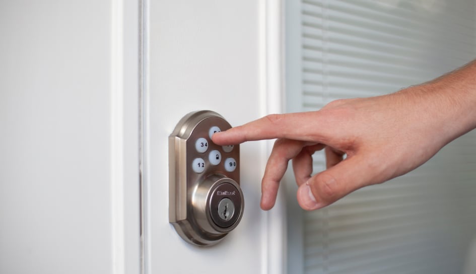 ADT smartlock on a St. Louis home